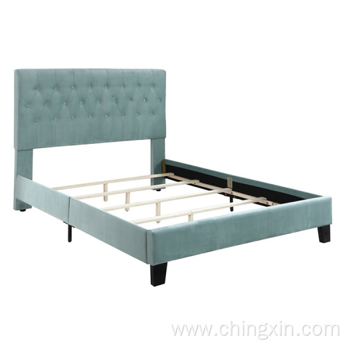 Bedroom Furniture KD Upholstered Fabric Bed Wholesale Bedroom Sets